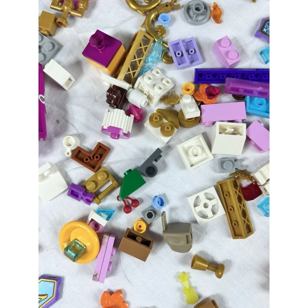 Lego Bulk Friends Disney 10.5oz Misc Pieces Pink Purple